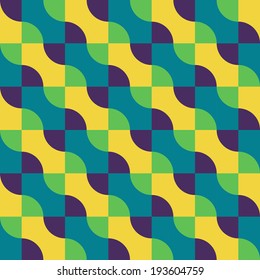 Retro vintage seamless pattern. Vector illustration