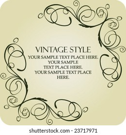 retro vintage style