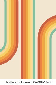 Retro vintage style background vector image.