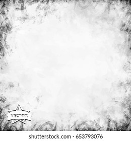 Retro vintage style elements on aged grunge texture
