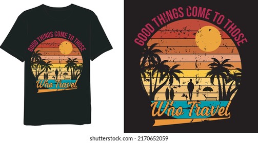 Retro Vintage Summer T shirt Design with Grange