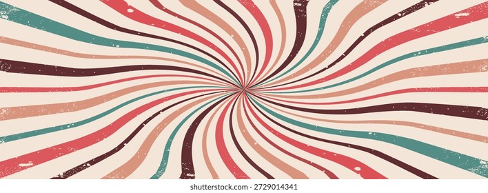 retro vintage sunburst background vector colorful sunburst