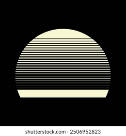 Retro Vintage Sunset Background Clipart Vector Illustration, sunset grass vintage striped clipart, Sun 80s in retro style. Retro sunset collection
sunset vintage retro background design,