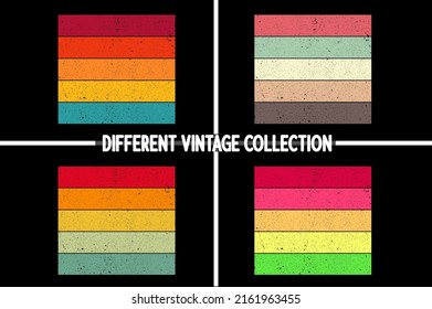 Retro Vintage Sunset Clipart Background