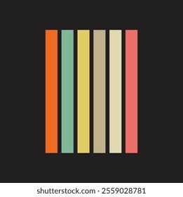 Retro Vintage Sunset Design for summer t shirt 