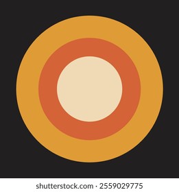 Retro Vintage Sunset Design for t shirt 