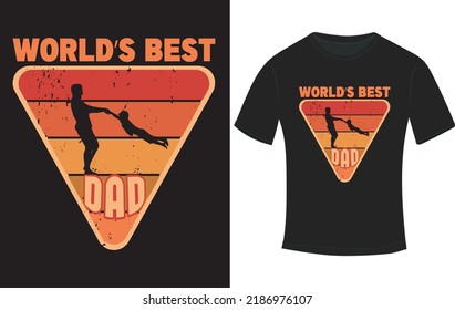 Retro Vintage Sunset T-shirt Design