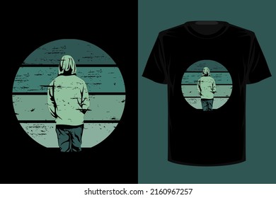 Retro vintage t shirt design