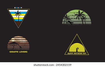 Retro vintage t shirt design for your business