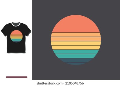 Retro and vintage t shirts design