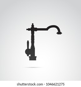 Retro, vintage tap vector icon.