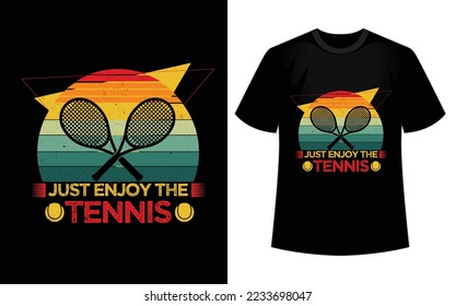 Retro Vintage Tennis Player T-Shirt Design, Sports Shirts, Tennis Love Shirts, Trendy Sweatshirts, Tennis Coach Shirts, Tennis Fan Shirt