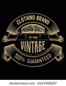 "Retro Vintage T-Shirt Design – Distressed Graphic with Classic Typography for Apparel and Merch"