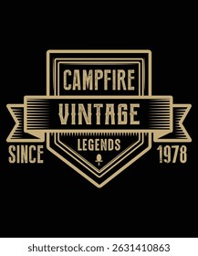 "Retro Vintage T-Shirt Design – Distressed Graphic with Classic Typography for Apparel and Merch"