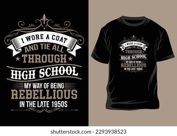 Retro Vintage T-shirt Design For You