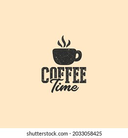 retro vintage typography black flat color vector