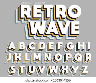 Retro Vintage Vector typography design editable