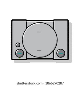 Retro Vintage Video Game Console 