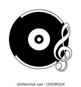 retro vintage vinyl note musical song