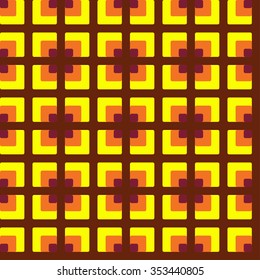 Retro Vintage Wallpaper Pattern from the Sixties