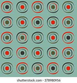 Retro Vintage Wallpaper Pattern from Sixties