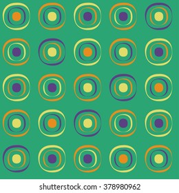 Retro Vintage Wallpaper Pattern from Sixties