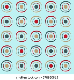 Retro Vintage Wallpaper Pattern from Sixties