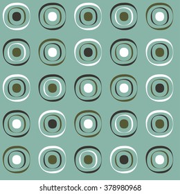 Retro Vintage Wallpaper Pattern from Sixties