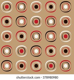 Retro Vintage Wallpaper Pattern from Sixties