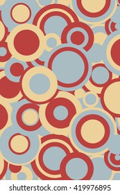 Retro Vintage Wallpaper Pattern from the Sixties