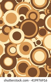 Retro Vintage Wallpaper Pattern from the Sixties
