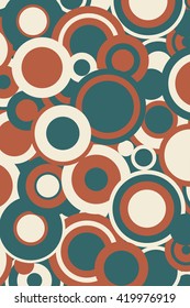 Retro Vintage Wallpaper Pattern from the Sixties