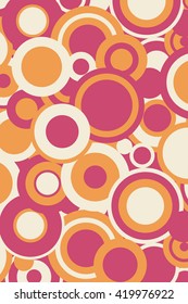 Retro Vintage Wallpaper Pattern from the Sixties