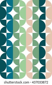 Retro Vintage Wallpaper Pattern from the Sixties