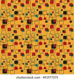 Retro Vintage Wallpaper Pattern from the Sixties