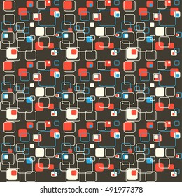 Retro Vintage Wallpaper Pattern from the Sixties