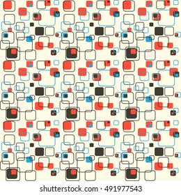 Retro Vintage Wallpaper Pattern from the Sixties