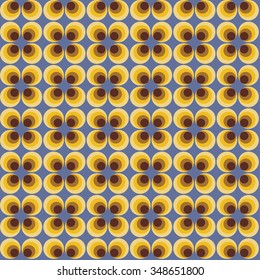 Retro Vintage Wallpaper from the Sixties Pattern