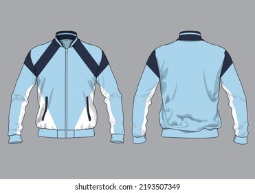 retro vintage wind breaker hoodie jacket template