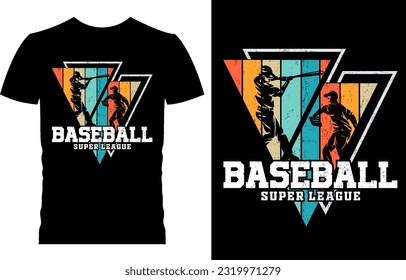 retro vitage Baseball t shirt design.