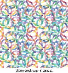 Retro vivid seamless circle background