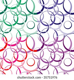 Retro vivid seamless circle backgrounds