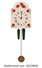 Retro wall clock