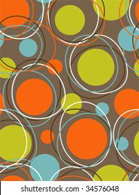 retro wallpaper - abstract seamless  pattern vector 80s