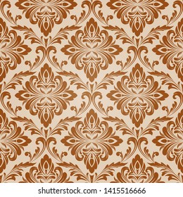 retro wallpaper or ancient background with beautiful filigree , antique stylish texture and vintage graphic design for seamless pattern backdrop, vector illustration