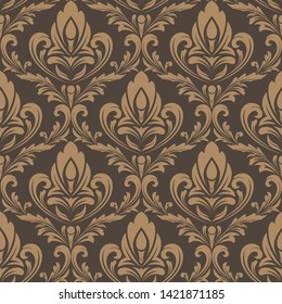 retro wallpaper or ancient background with beautiful filigree , antique stylish texture and vintage graphic design for seamless pattern backdrop, vector illustration