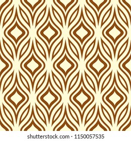 Retro wallpaper background. Seamless ornamental pattern vector illustration. 