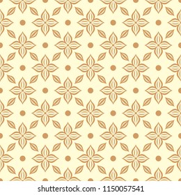 Fond d'écran rétro. Illustration vectorielle motif harmonieux d'ornement