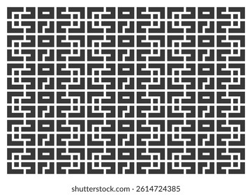 Retro wallpaper, Modern Abstract Composition with Geometric Forms, square geometric shape seamless pattern