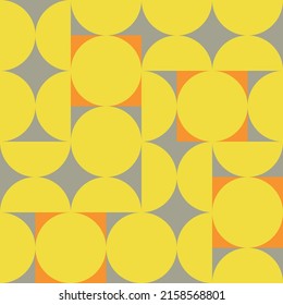 Retro Wallpaper Seamless Repeat Pattern Geometric